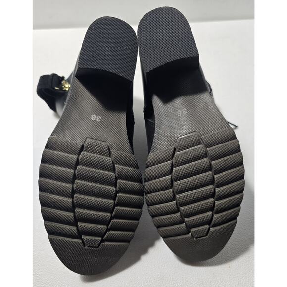 Pikolinos Andorra Ankle Boots Leather Side Zip Heel Tassel Black EU 36/US 5.5-6 - Picture 13 of 13